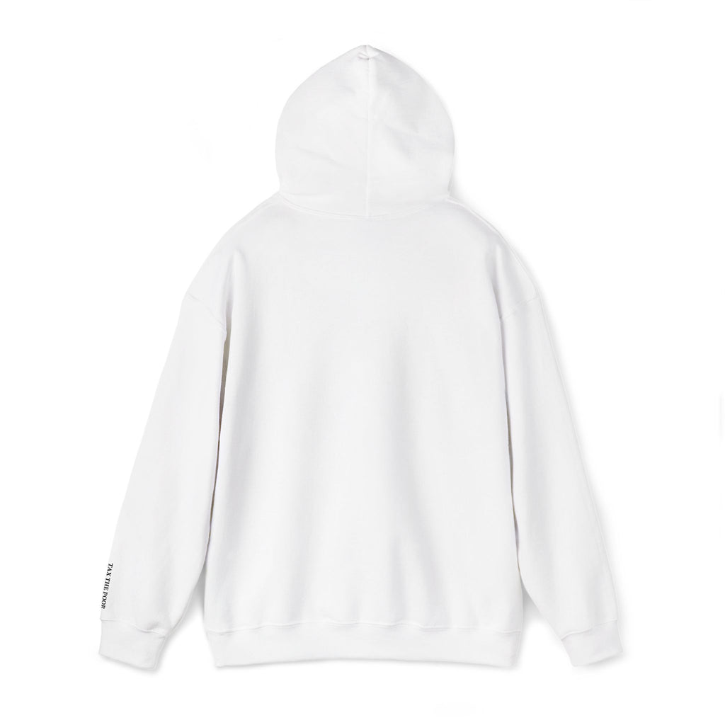 Tax The Poor Hoodie inside (embroidered)