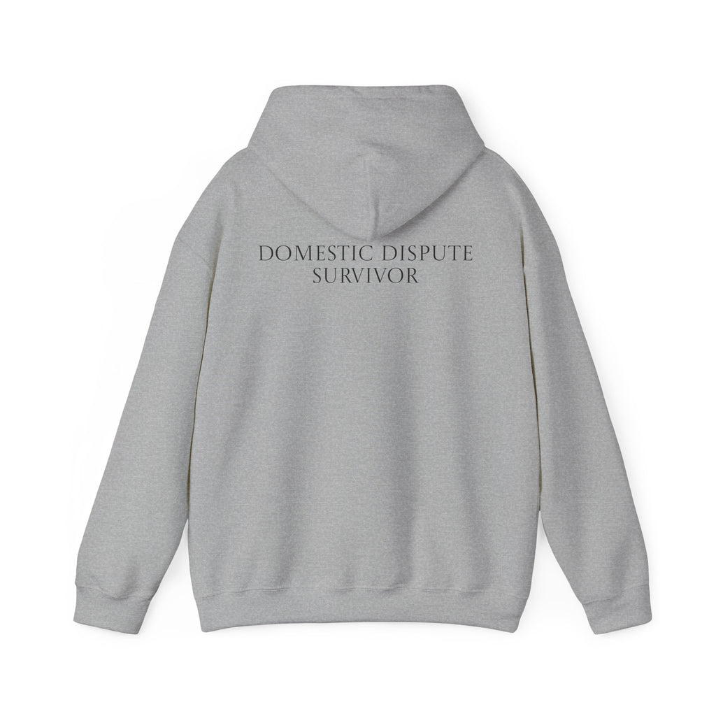 Domestic Dispute Survivor Hoodie Back