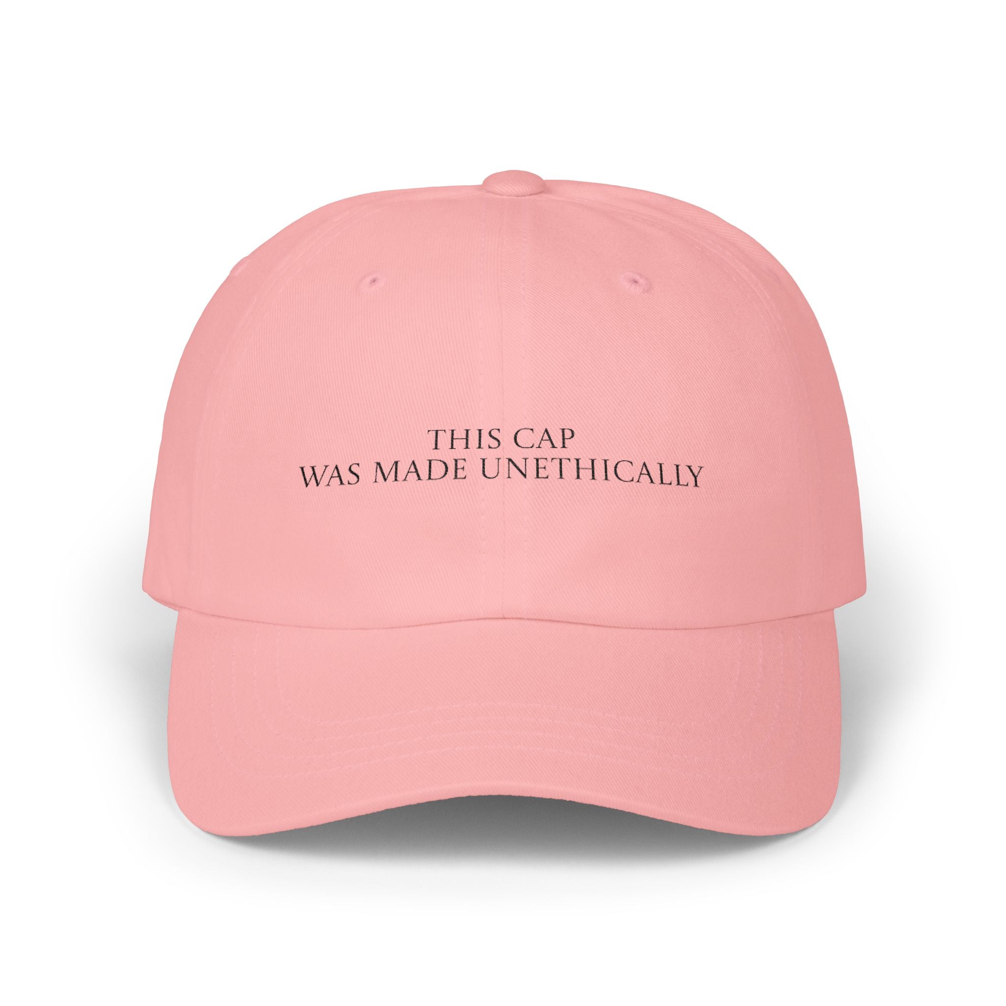 This Cap Was Made Unethically